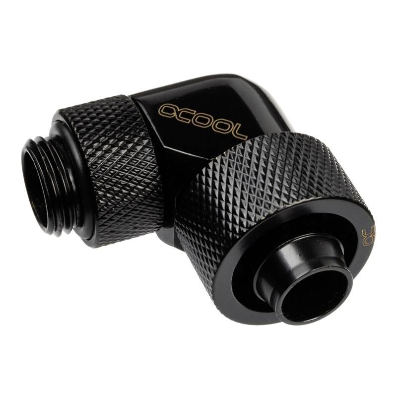 Alphacool Eiszapfen Anschluss 90 Grad G1/4 Zoll AG auf 16/10mm Wasserkühlung-Winkelverbinder