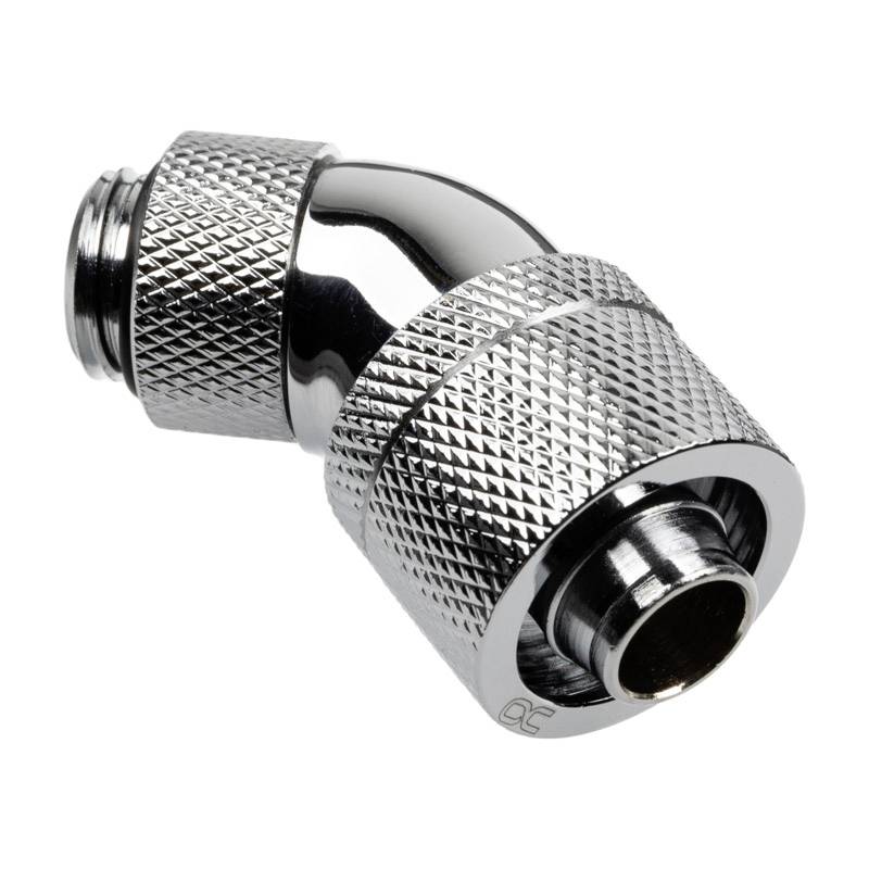 Alphacool HF Anschluss 45 Grad G1/4 Zoll AG auf 16/10mm Wasserkühlung-Winkelverbinder