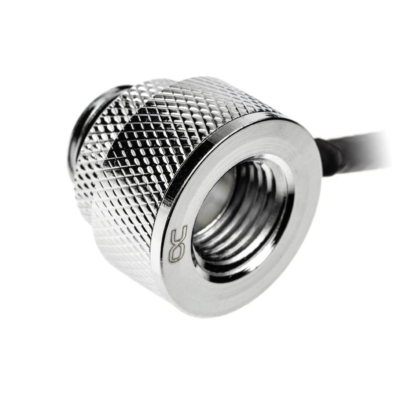 Alphacool ES D-Plug 21mm – Doppelnippel Aus Messing Für Wasserkühlung, G1/4 Gewinde