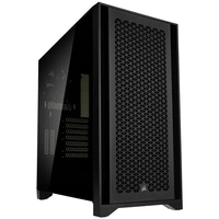 Corsair 4000D Airflow Tempered Glass Midi-Tower Gaming-Gehäuse Schwarz Corsair 4000D Airflow Tempered Glass Midi-Tower Gaming-Gehäuse Schwarz