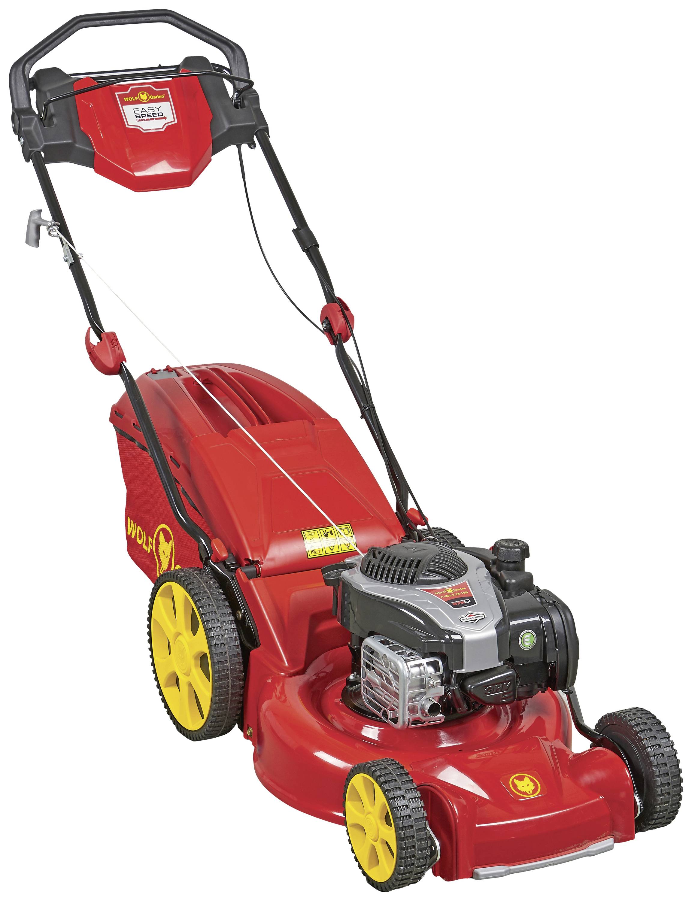 WOLFGarten A 460A SP HW Benzin Rasenmäher Heckauswurf, Mulchfunktion 2