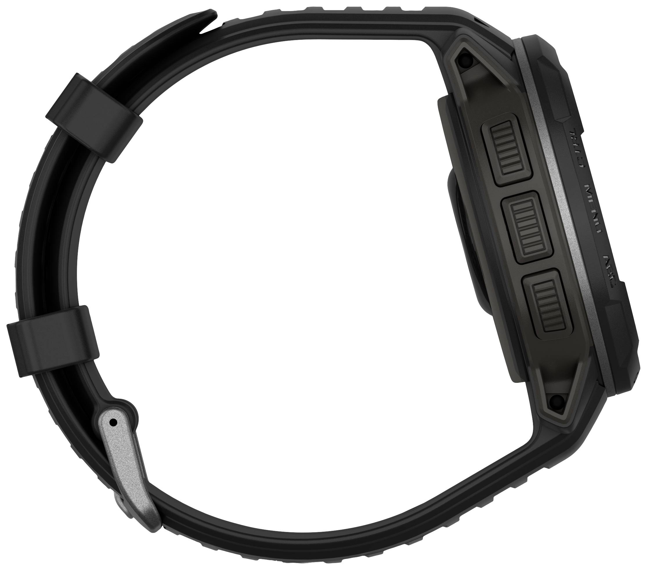 Garmin INSTINCT CROSSOVER Smartwatch Schwarz, Silber