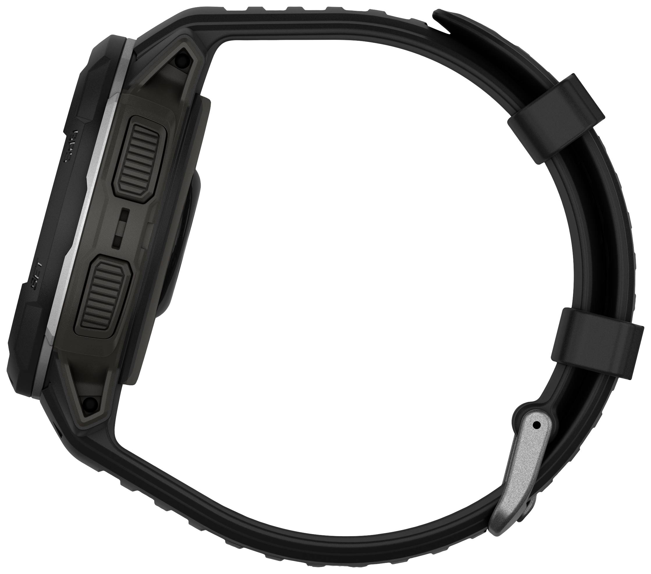 Garmin INSTINCT CROSSOVER Smartwatch Schwarz, Silber