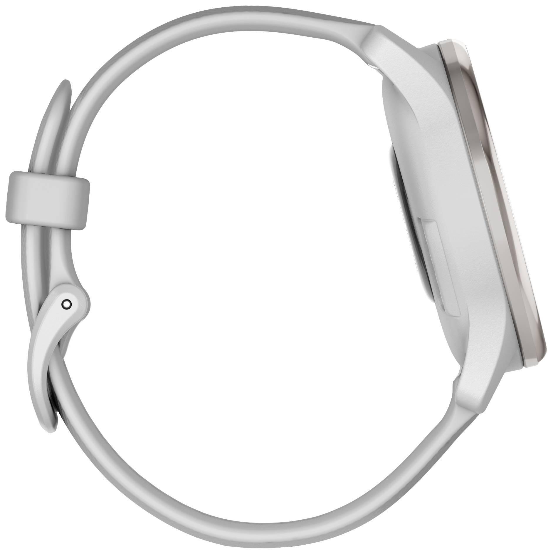 Garmin VIVOMOVE® TREND Smartwatch 40 mm Hellgrau, Silber