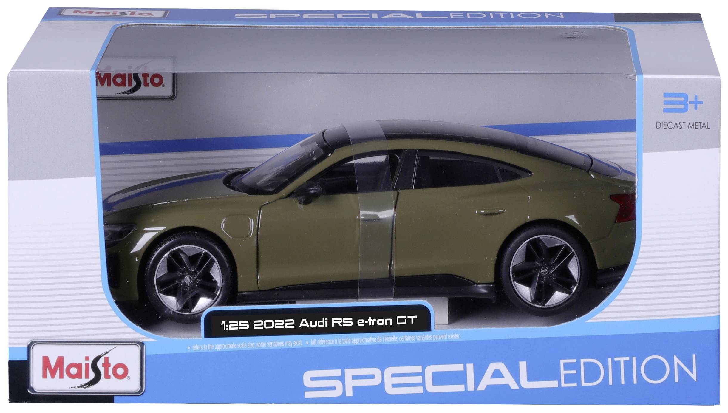 Maisto Audi RS e-tron GT, tactial grün 1:24 Modellauto