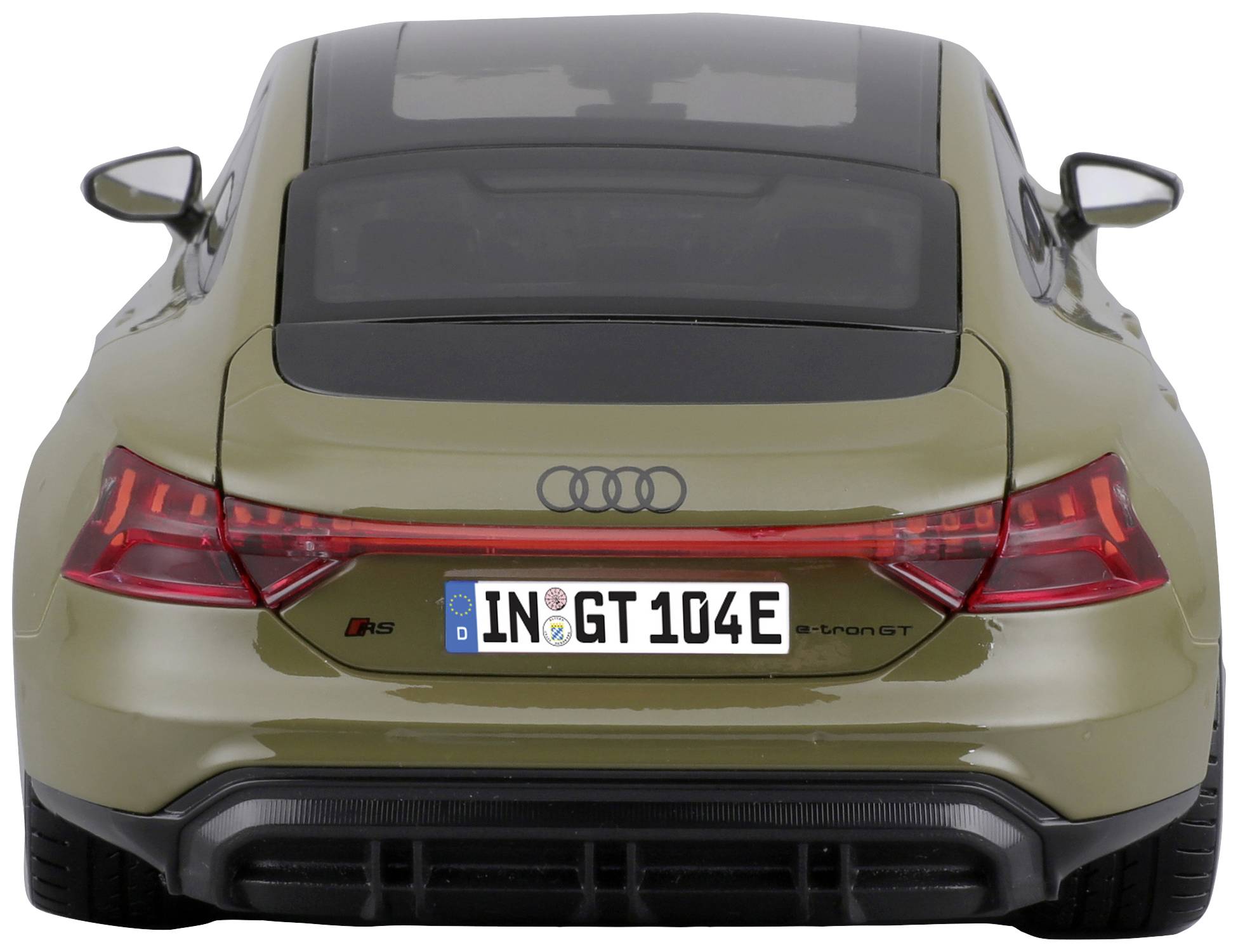 Bburago Audi RS e-tron GT 2022, tactical grün 1:18 Modellauto