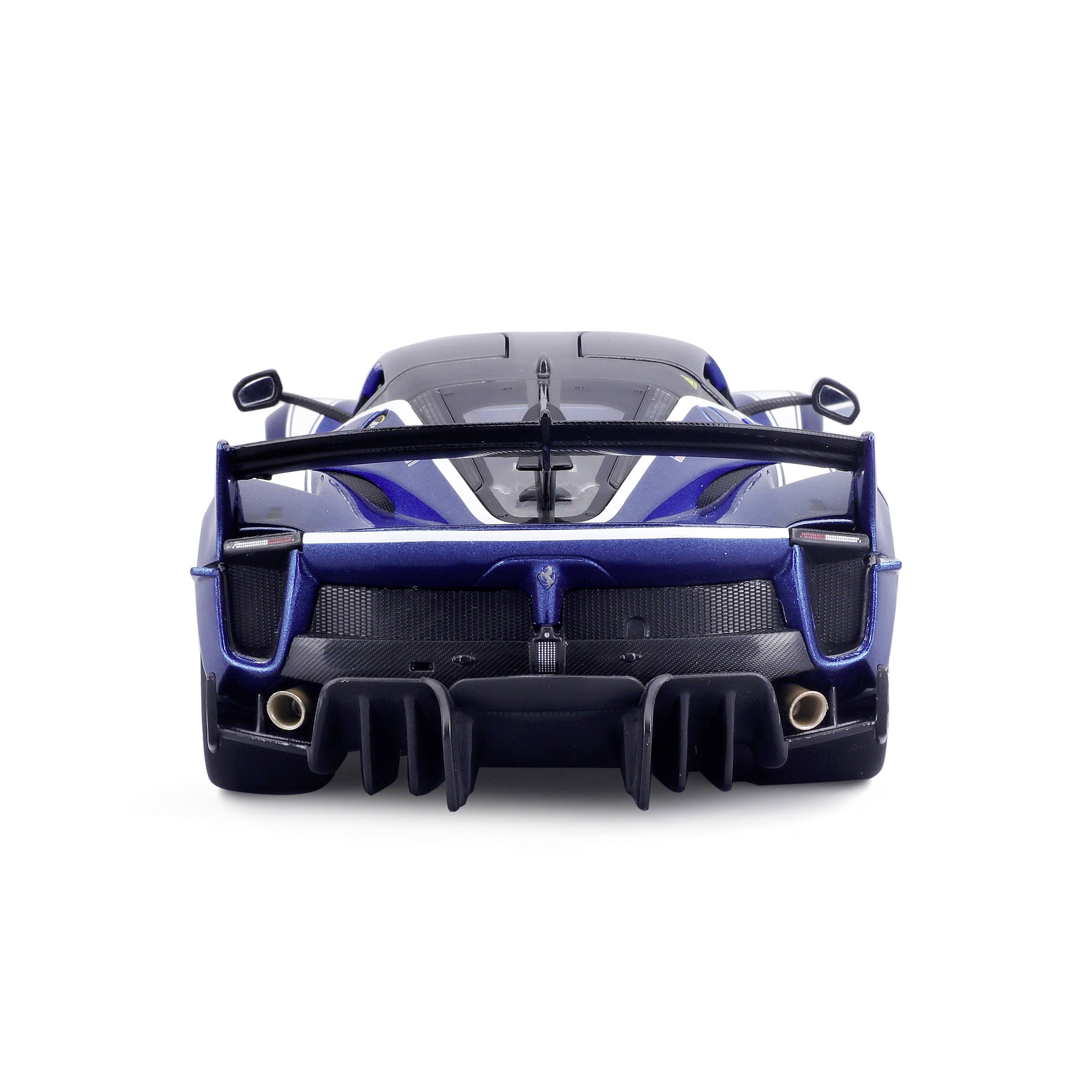 Bburago Ferrari R&P FXX-K EVO, blau #27 1:18 Modellauto