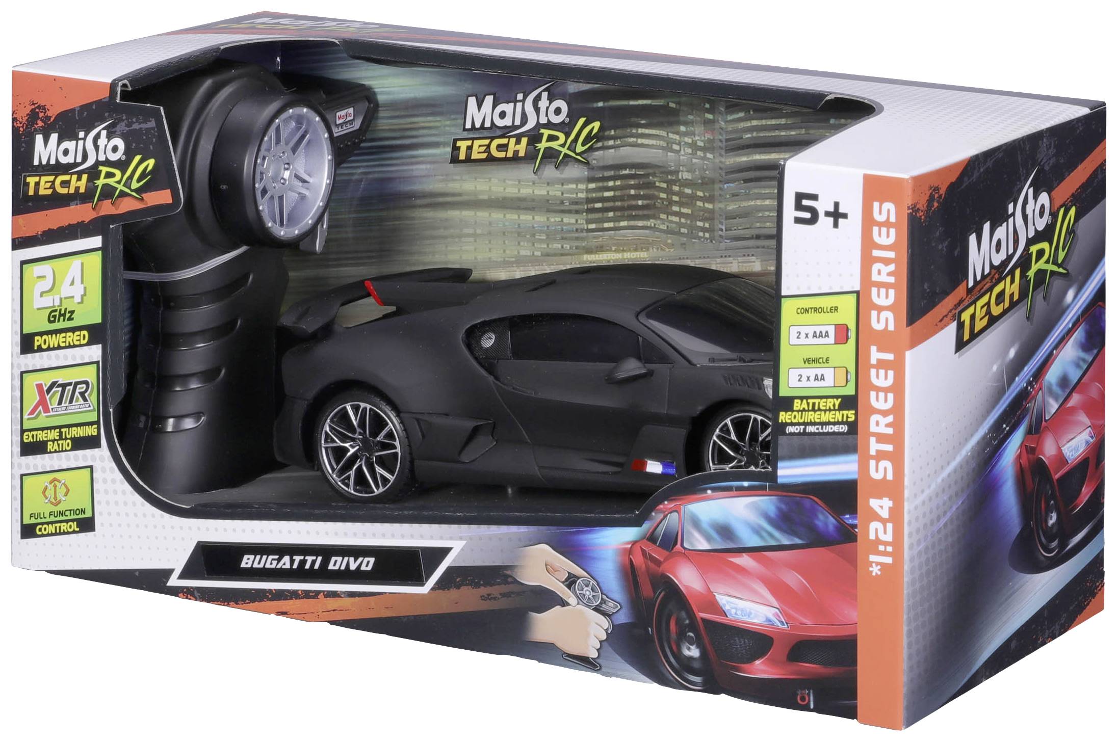 MaistoTech 581515-1 Bugatti Divo 1:24 RC Einsteiger Modellauto Elektro Sportwagen