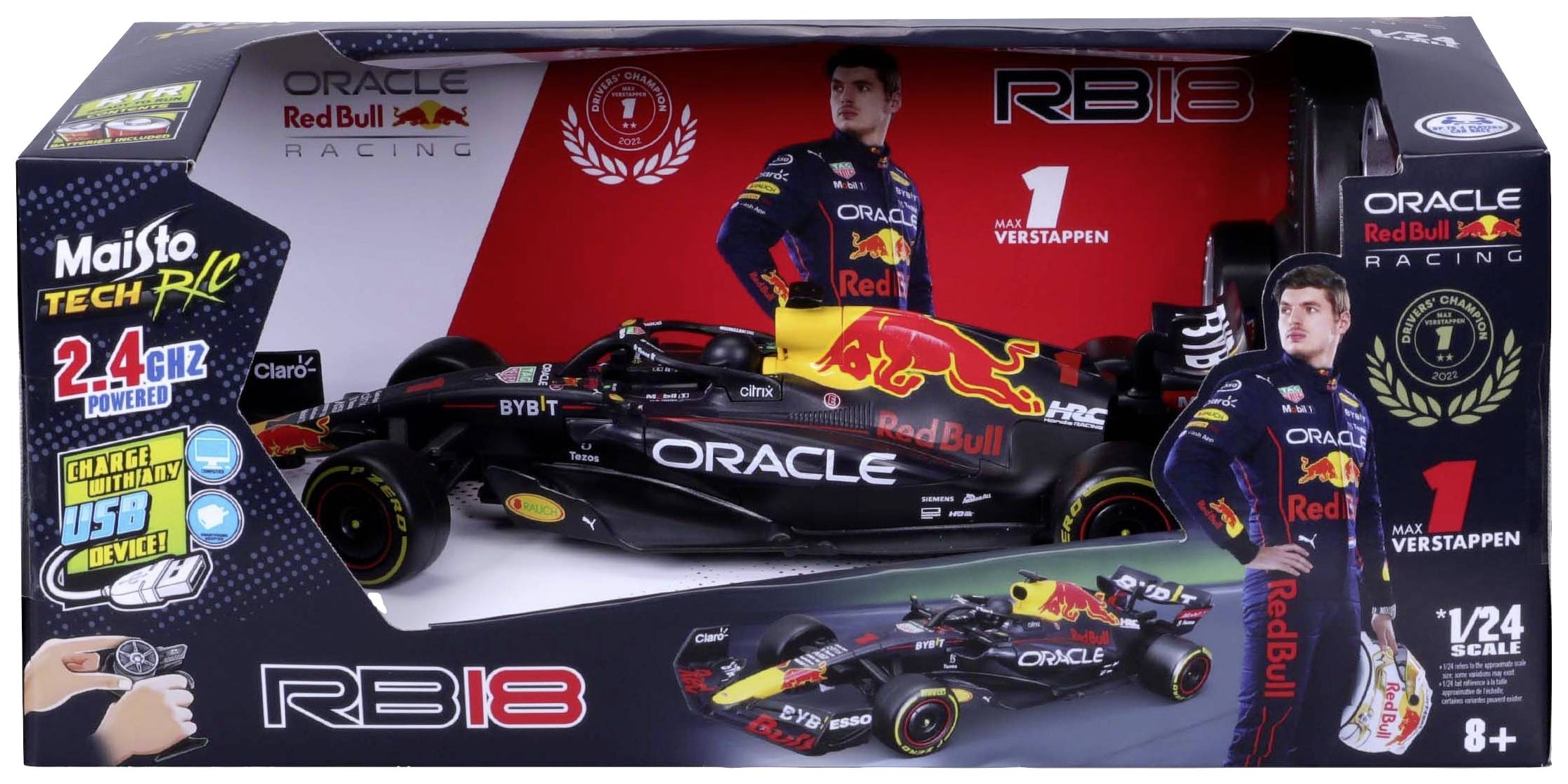 MaistoTech 582356 Red Bull F1 2023 1:24 RC Einsteiger Modellauto Elektro Rennwagen