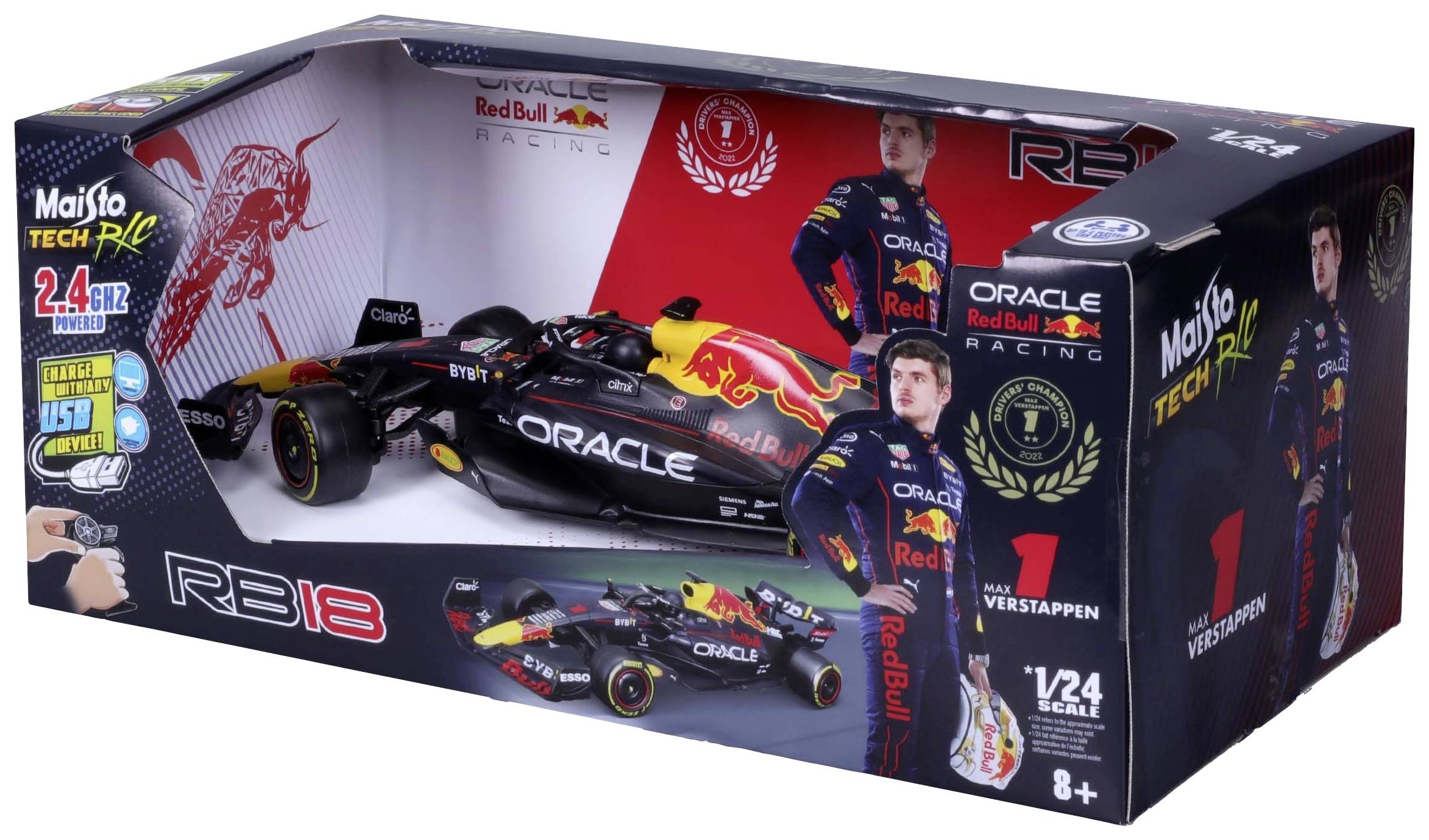 MaistoTech 582356 Red Bull F1 2023 1:24 RC Einsteiger Modellauto Elektro Rennwagen