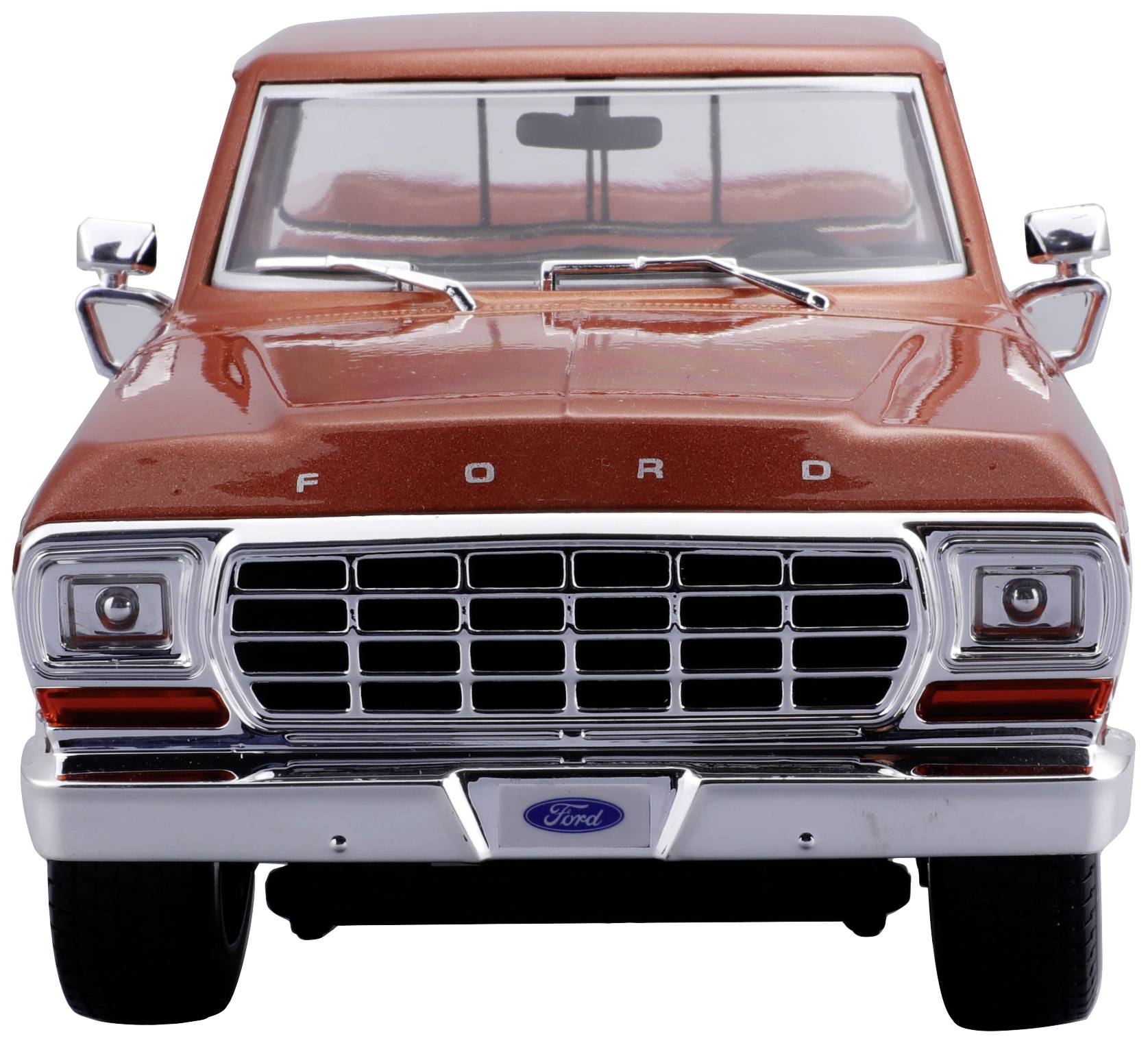 Maisto Ford F150 Pick-Up 1979, braun/crème 1:18 Modellauto