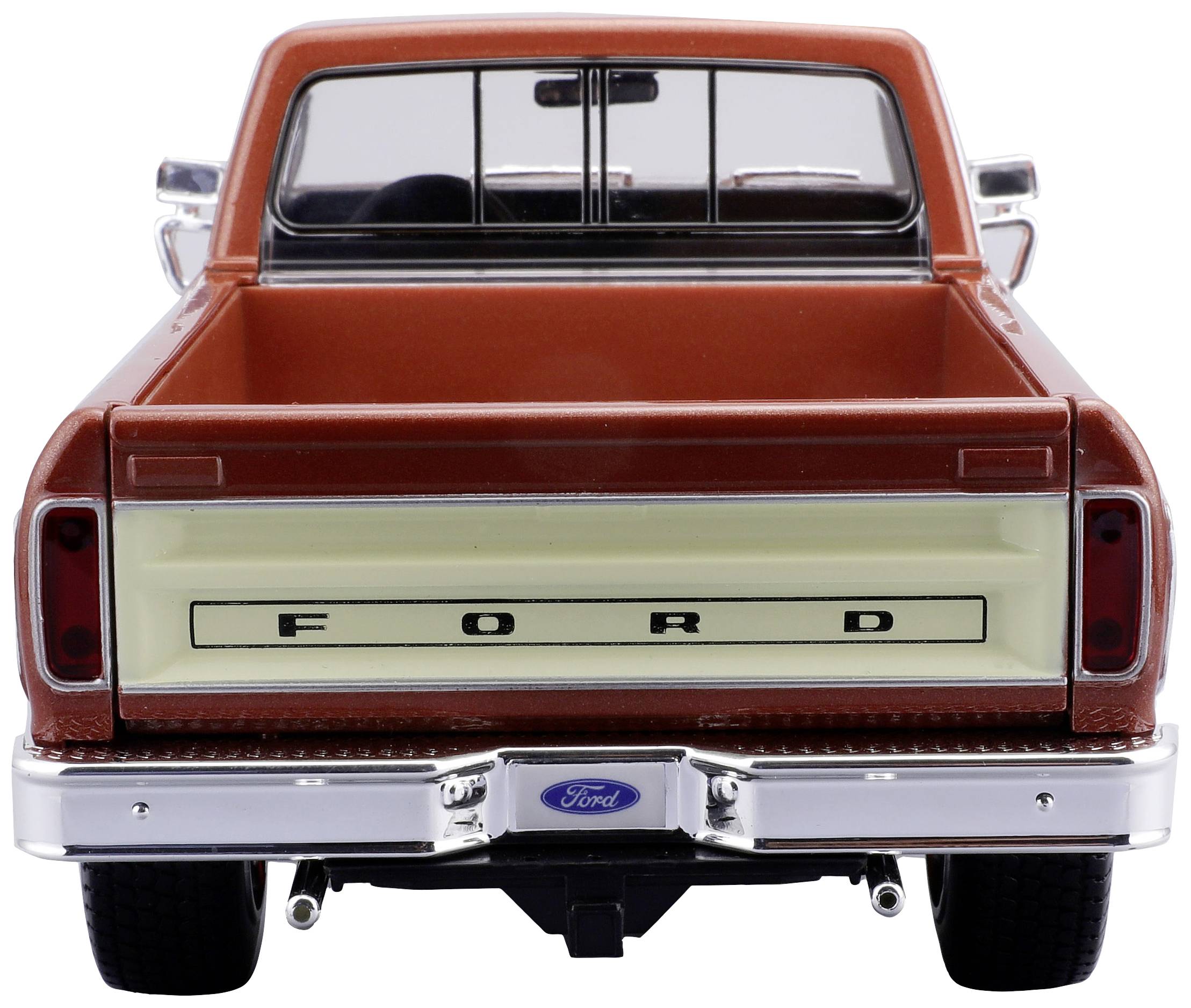 Maisto Ford F150 Pick-Up 1979, braun/crème 1:18 Modellauto