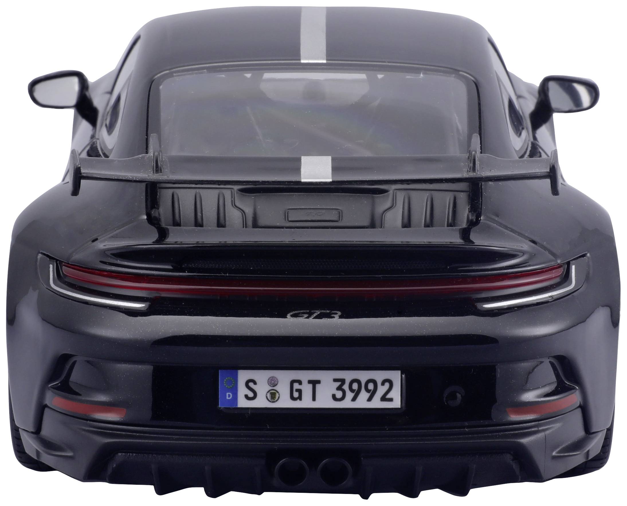 Maisto Porsche 911 GT3 2023, schwarz 1:18 Modellauto