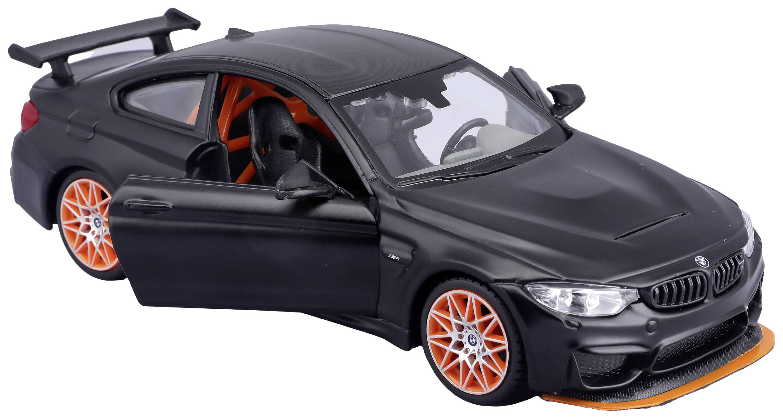 Maisto BMW M4 GTS, mattschwarz 1:24 Modellauto