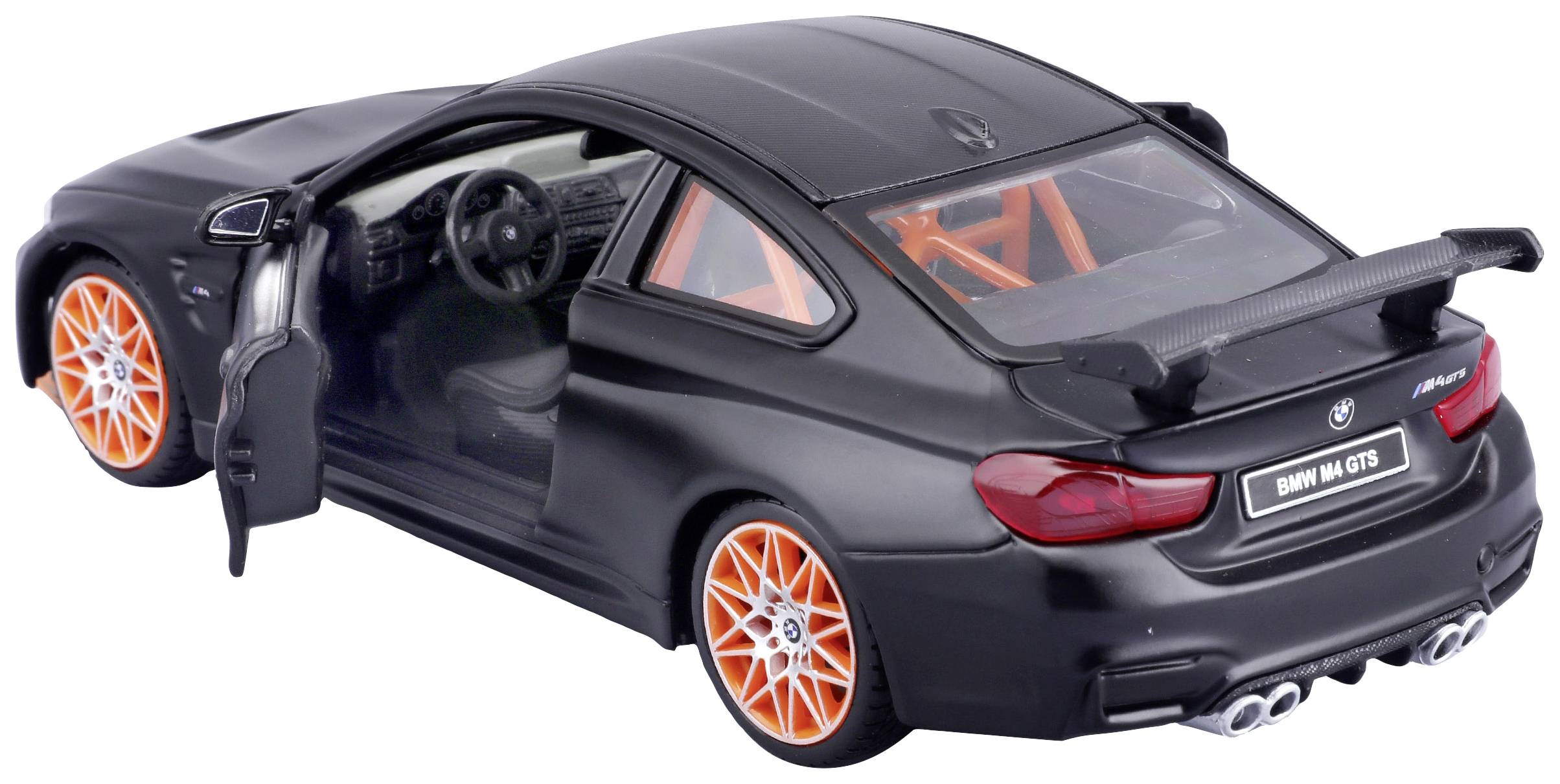 Maisto BMW M4 GTS, mattschwarz 1:24 Modellauto
