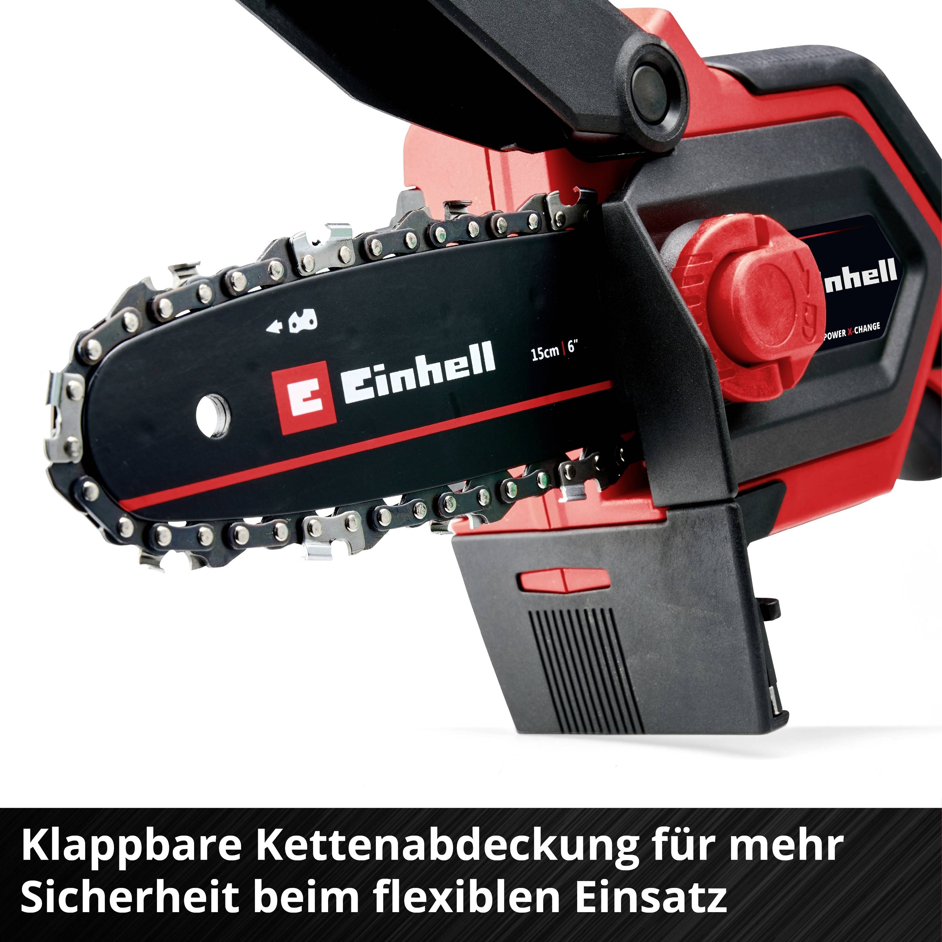Set bestehend aus Akku-Astkettensäge GE-PS 18/15 Li BL Solo und PXC-Starter-Kit 18V 4Ah