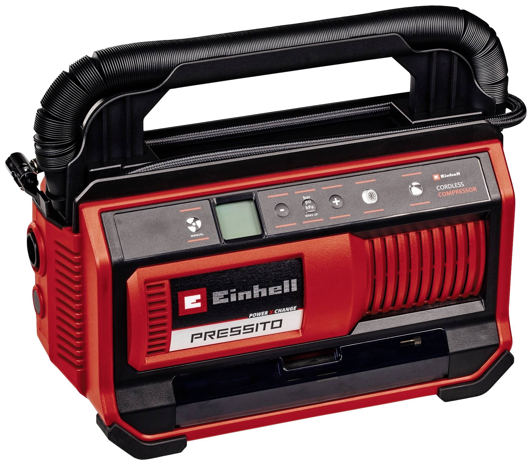 Einhell 4020420 Akku-Kompressor PRESSITO 18/25 Power X-Change 11 bar Digitales Display