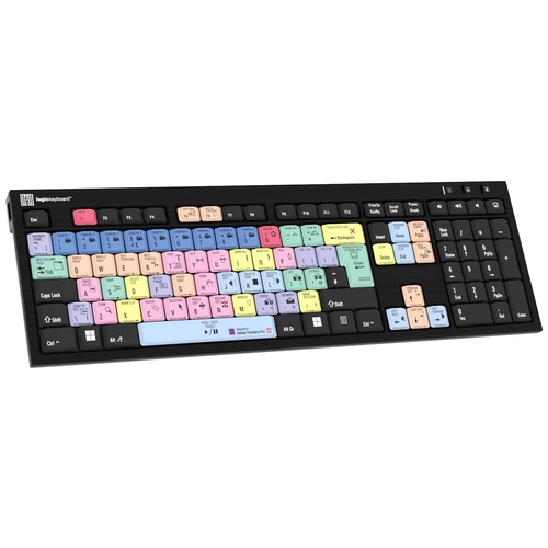 Logickeyboard Adobe Premiere Pro CC Kabelgebunden Tastatur Deutsch, QWERTZ Schwarz Multimediatasten Logickeyboard Adobe Premiere Pro CC Kabelgebunden Tastatur Deutsch, QWERTZ Schwarz Multimediatasten
