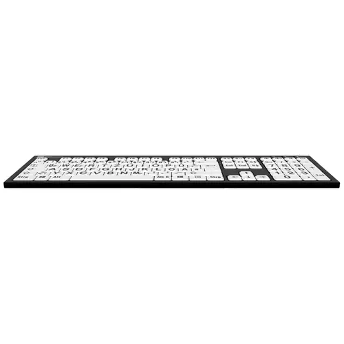 Logickeyboard XL-Print Kabelgebunden Tastatur Deutsch, QWERTZ Schwarz Multimediatasten, USB-Hub, Geräuscharme Tasten Logickeyboard XL-Print Kabelgebunden Tastatur Deutsch, QWERTZ Schwarz Multimediatasten, USB-Hub, Geräuscharme Tasten