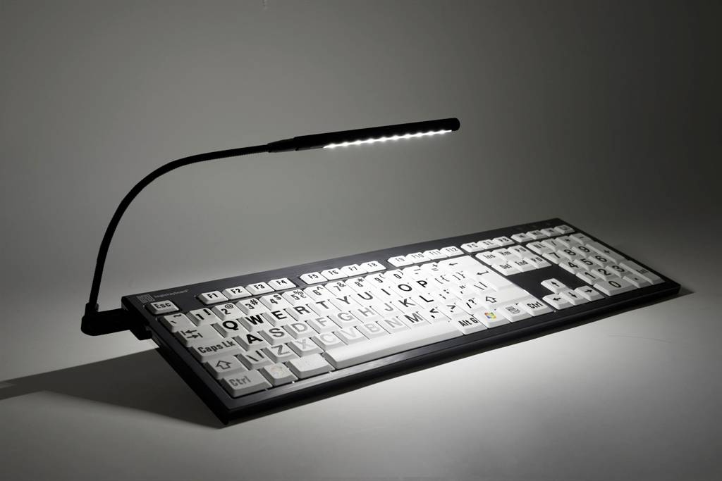 Logickeyboard v2 USB Keyboard Light Tastatur-/Mauspad