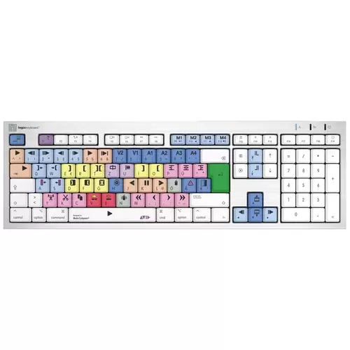 Logickeyboard Avid Media Composer ALBA Kabelgebunden Tastatur Deutsch, QWERTZ Grau Multimediatasten Logickeyboard Avid Media Composer ALBA Kabelgebunden Tastatur Deutsch, QWERTZ Grau Multimediatasten