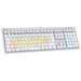 Logickeyboard Dyslexie Lagasthenie ALBA Kabelgebunden Tastatur Deutsch, QWERTZ Weiß Logickeyboard Dyslexie Lagasthenie ALBA Kabelgebunden Tastatur Deutsch, QWERTZ Weiß