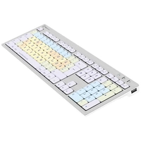 Logickeyboard Dyslexie Lagasthenie ALBA Kabelgebunden Tastatur Deutsch, QWERTZ Weiß Logickeyboard Dyslexie Lagasthenie ALBA Kabelgebunden Tastatur Deutsch, QWERTZ Weiß