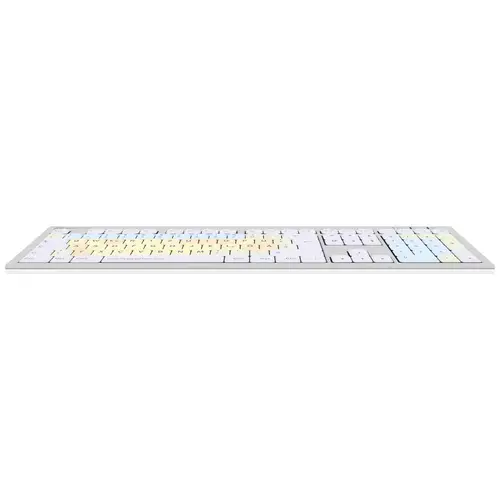 Logickeyboard Dyslexie Lagasthenie ALBA Kabelgebunden Tastatur Deutsch, QWERTZ Weiß Logickeyboard Dyslexie Lagasthenie ALBA Kabelgebunden Tastatur Deutsch, QWERTZ Weiß