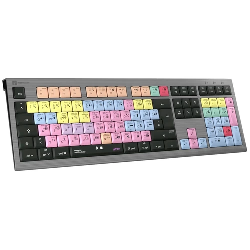 Logickeyboard Avid Pro Tools Astra Kabelgebunden Tastatur Deutsch, QWERTZ Grau Multimediatasten, US Logickeyboard Avid Pro Tools Astra Kabelgebunden Tastatur Deutsch, QWERTZ Grau Multimediatasten, US
