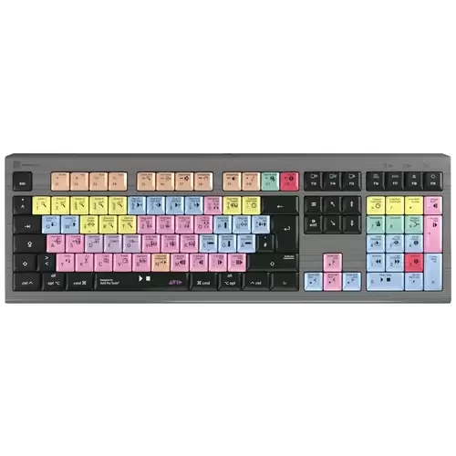 Logickeyboard Avid Pro Tools Astra Kabelgebunden Tastatur Deutsch, QWERTZ Grau Multimediatasten, US Logickeyboard Avid Pro Tools Astra Kabelgebunden Tastatur Deutsch, QWERTZ Grau Multimediatasten, US