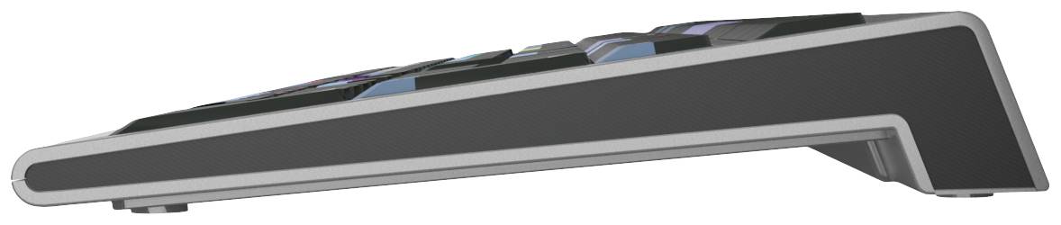 Logickeyboard ASTRA 2 Mac, Volle Größe (100%), USB, Scherenschlüsselschalter, QWERTZ, Schwarz