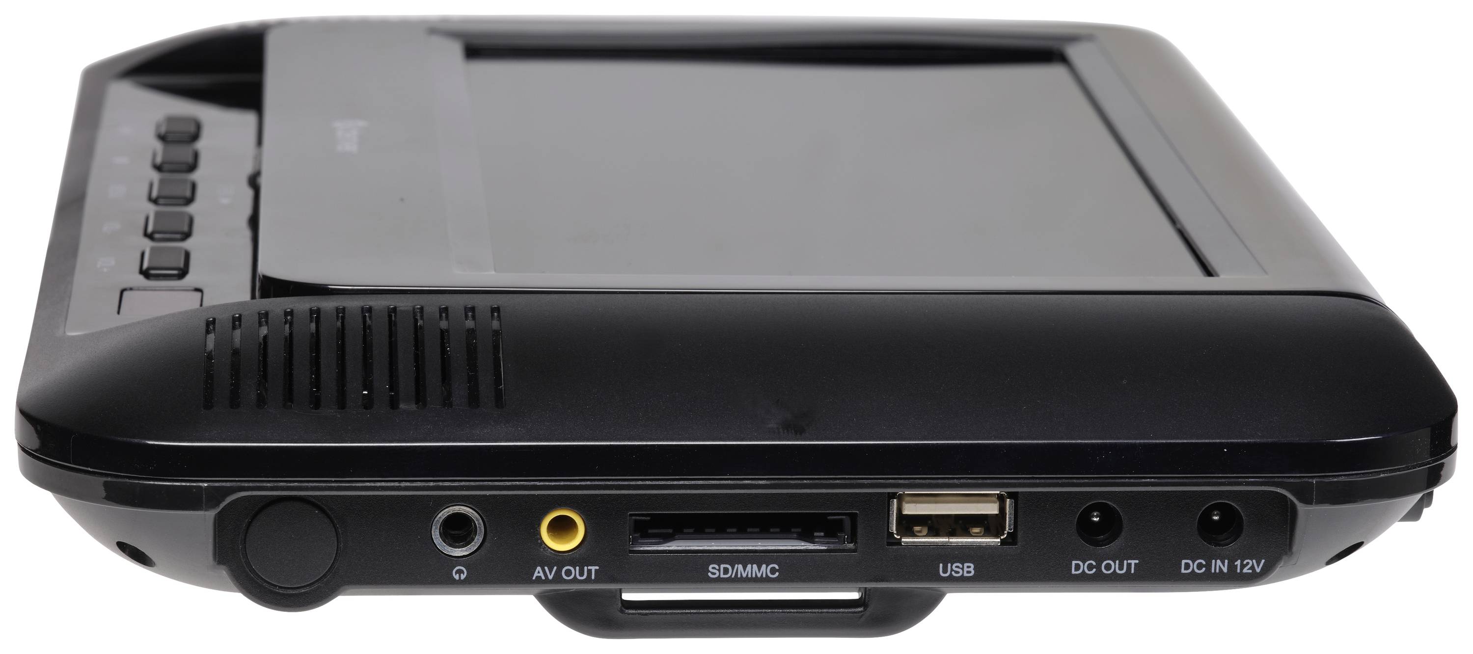 Denver MTW-793 Tragbarer DVD-Player 17.78 cm 7 Zoll EEK: D (A - G) Akkubetrieb, inkl. 12 V Kfz-Anschlusskabel, inkl. zweiter Bildschirm Schwarz