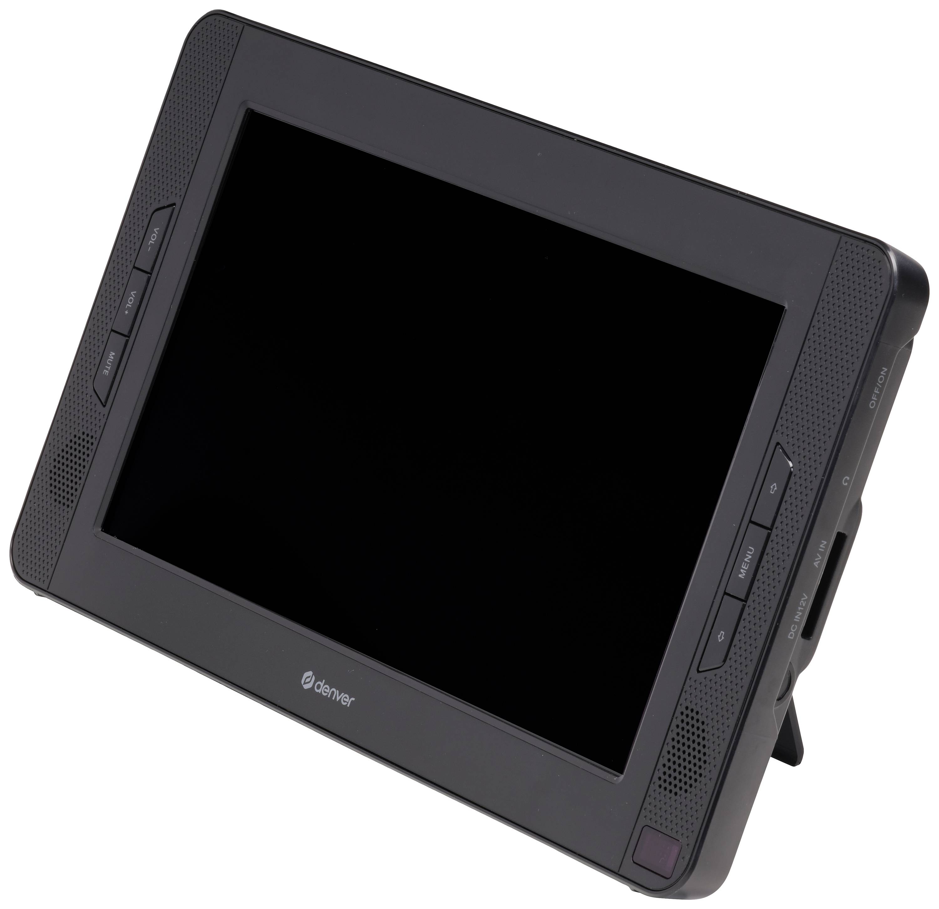 Denver MTW-1098 Tragbarer DVD-Player 25.4 cm 10 Zoll EEK: D (A - G) Akkubetrieb, inkl. 12 V Kfz-Anschlusskabel, inkl. zweiter Bildschirm Schwarz