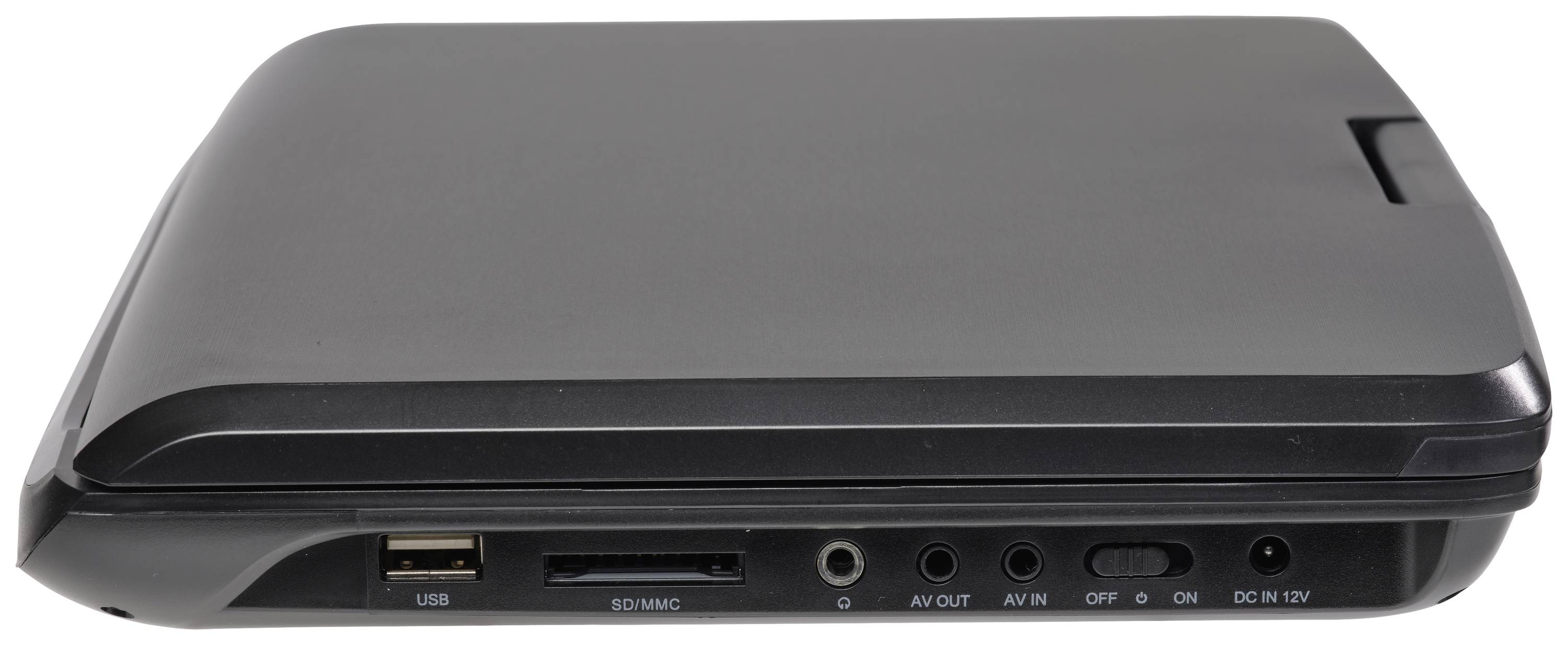Denver MT-1097 Tragbarer DVD-Player 25.4cm 10 Zoll EEK: C (A - G) Akkubetrieb, inkl. 12V Kfz-Anschlusskabel Schwarz