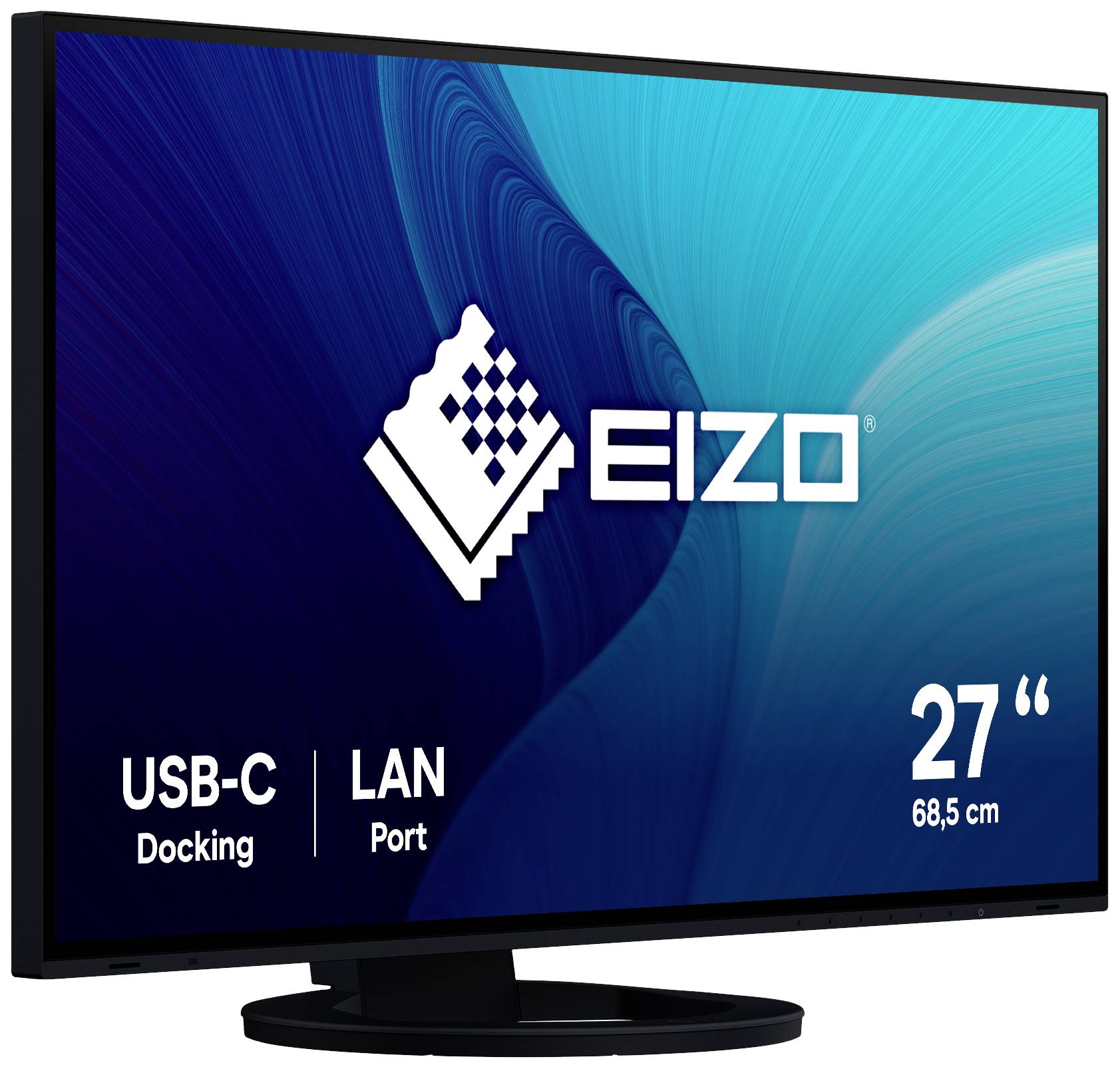 EIZO EV2795-BK LED-Monitor EEK D (A - G) 68.6 cm (27 Zoll) 2560 x 1440 Pixel 16:9 5 ms HDMI®, DisplayPort, USB-C®, USB-B, Kopfhörer (3.5 mm Klinke