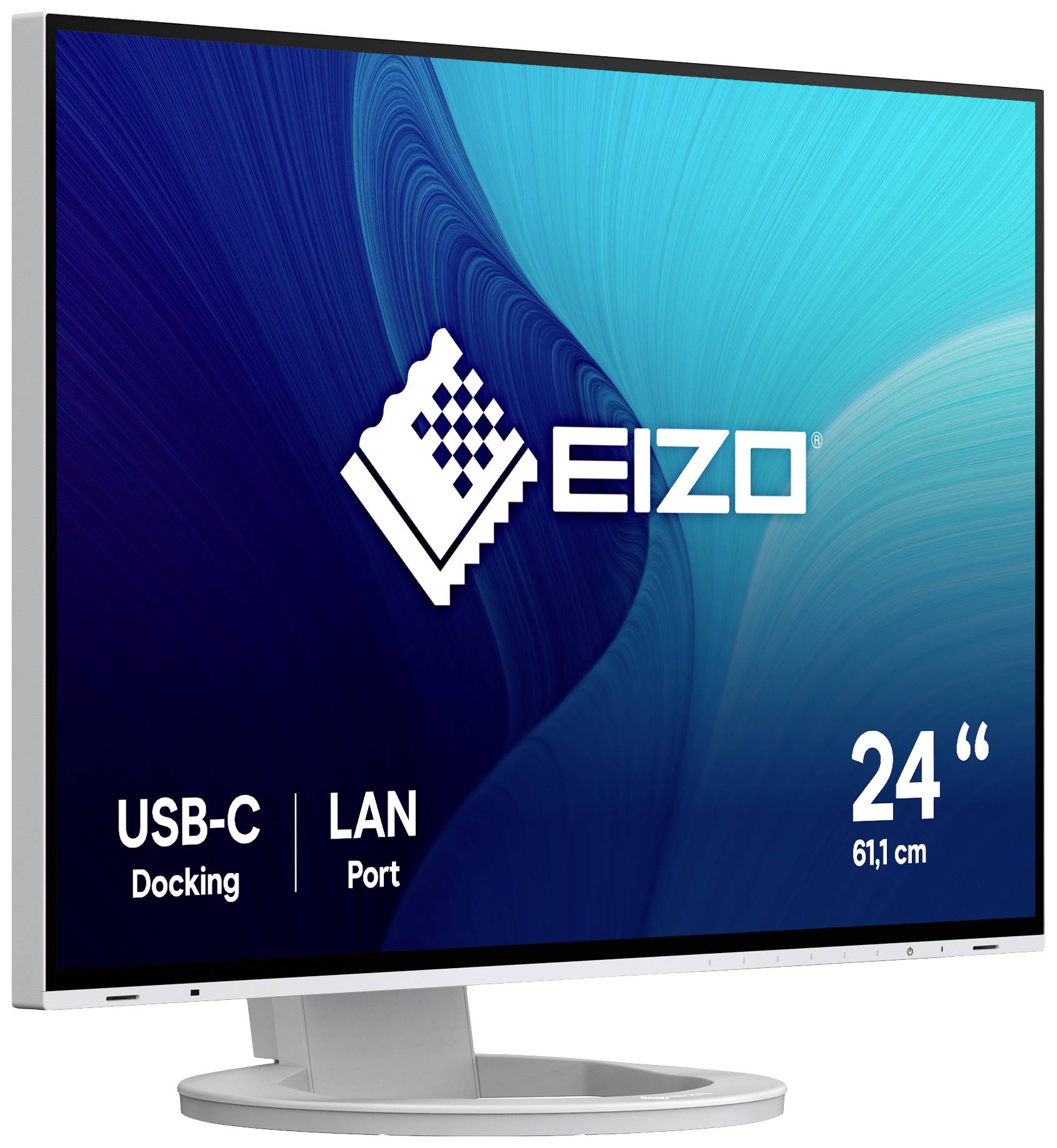 EIZO EV2495-WT LED-Monitor EEK C (A - G) 61.2 cm (24.1 Zoll) 1920 x 1200 Pixel 16:10 5 ms HDMI®, DisplayPort, USB-C®, USB-B, Kopfhörer (3.5 mm Kli