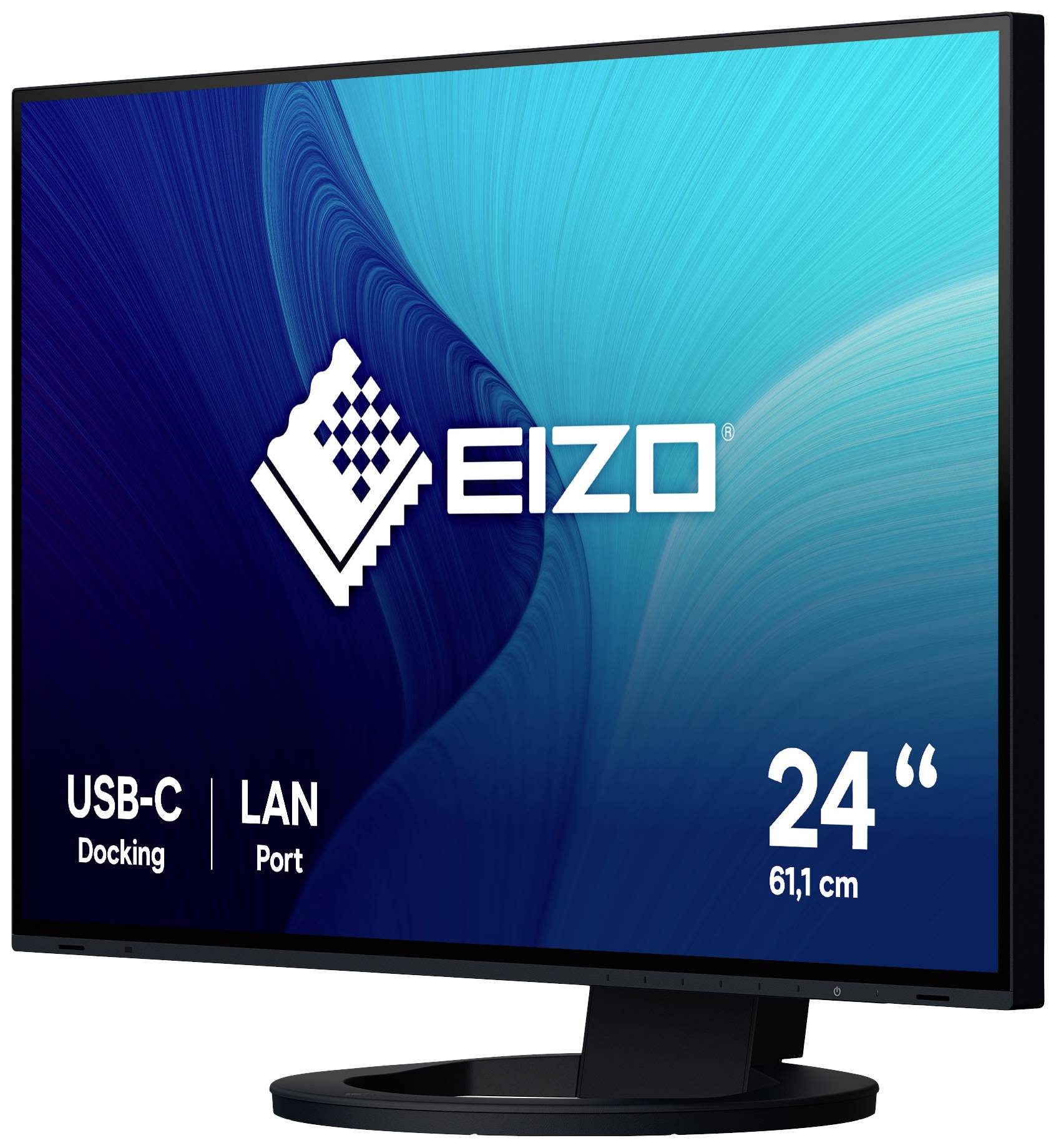 EIZO EV2495-BK LED-Monitor EEK C (A - G) 61.2 cm (24.1 Zoll) 1920 x 1200 Pixel 16:10 5 ms HDMI®, DisplayPort, USB-C®, USB-B, Kopfhörer (3.5 mm Kli