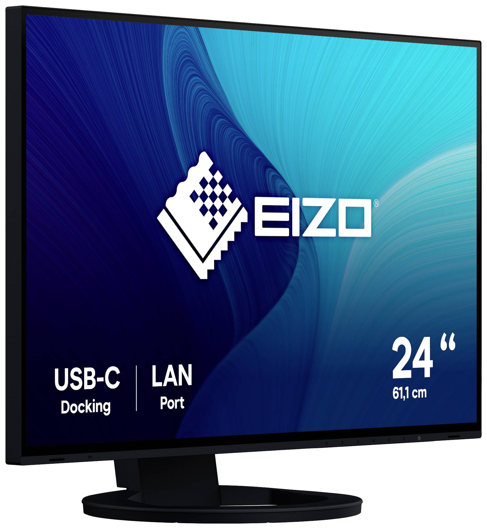 EIZO EV2495-BK LED-Monitor EEK C (A - G) 61.2 cm (24.1 Zoll) 1920 x 1200 Pixel 16:10 5 ms HDMI®, DisplayPort, USB-C®, USB-B, Kopfhörer (3.5 mm Kli