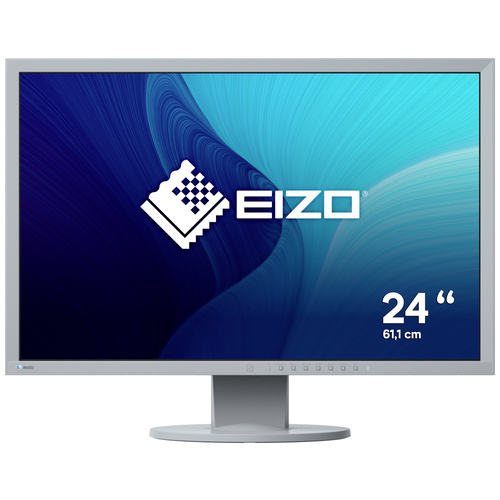 EIZO EV2430-GY LED-Monitor EEK E (A - G) 61.2cm (24.1 Zoll) 1920 x 1200 Pixel 16:10 14 ms VGA, DVI, DisplayPort, Audio-Line-in