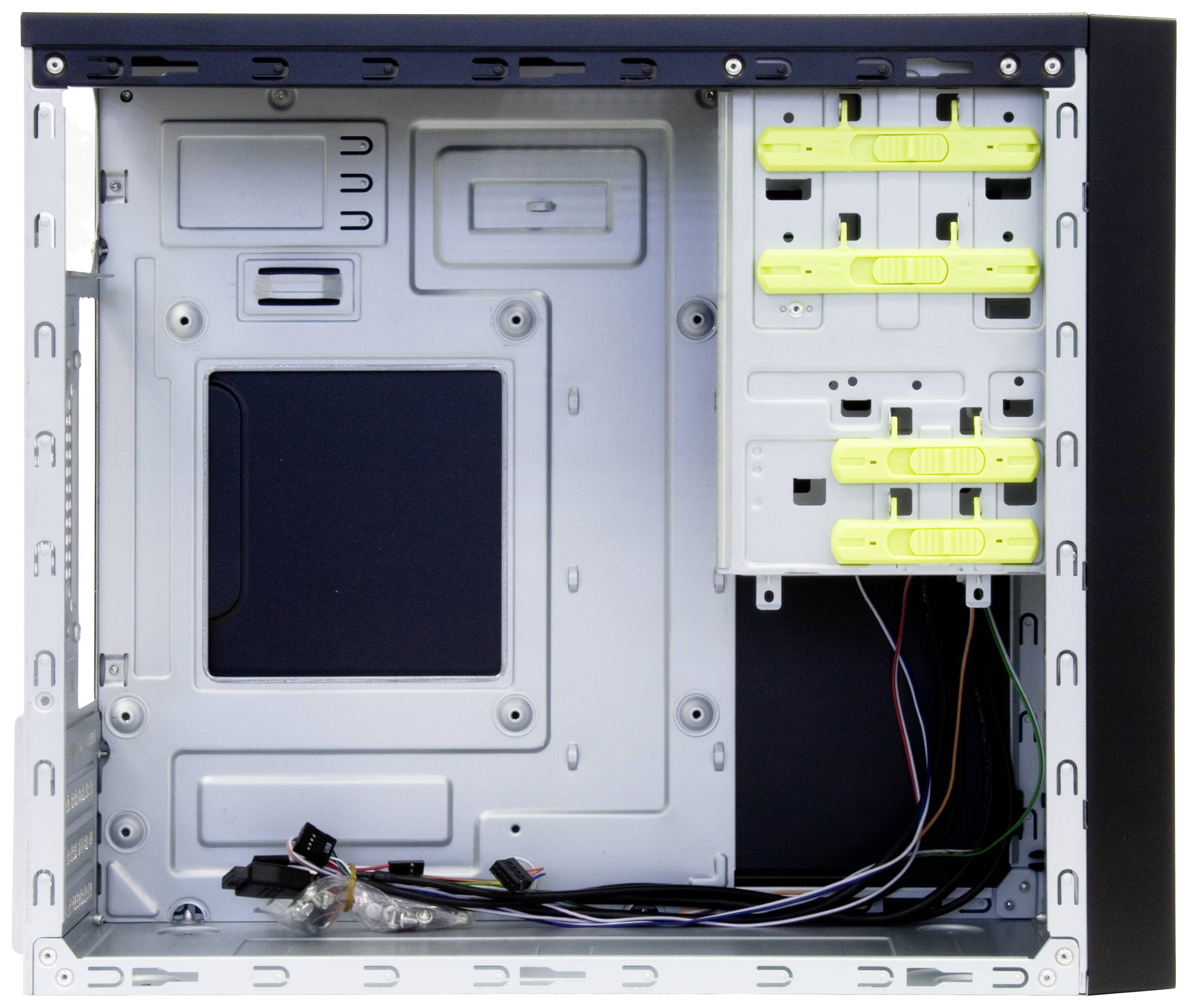 Chieftec CT-01B-OP Mini-Tower PC-Gehäuse Schwarz
