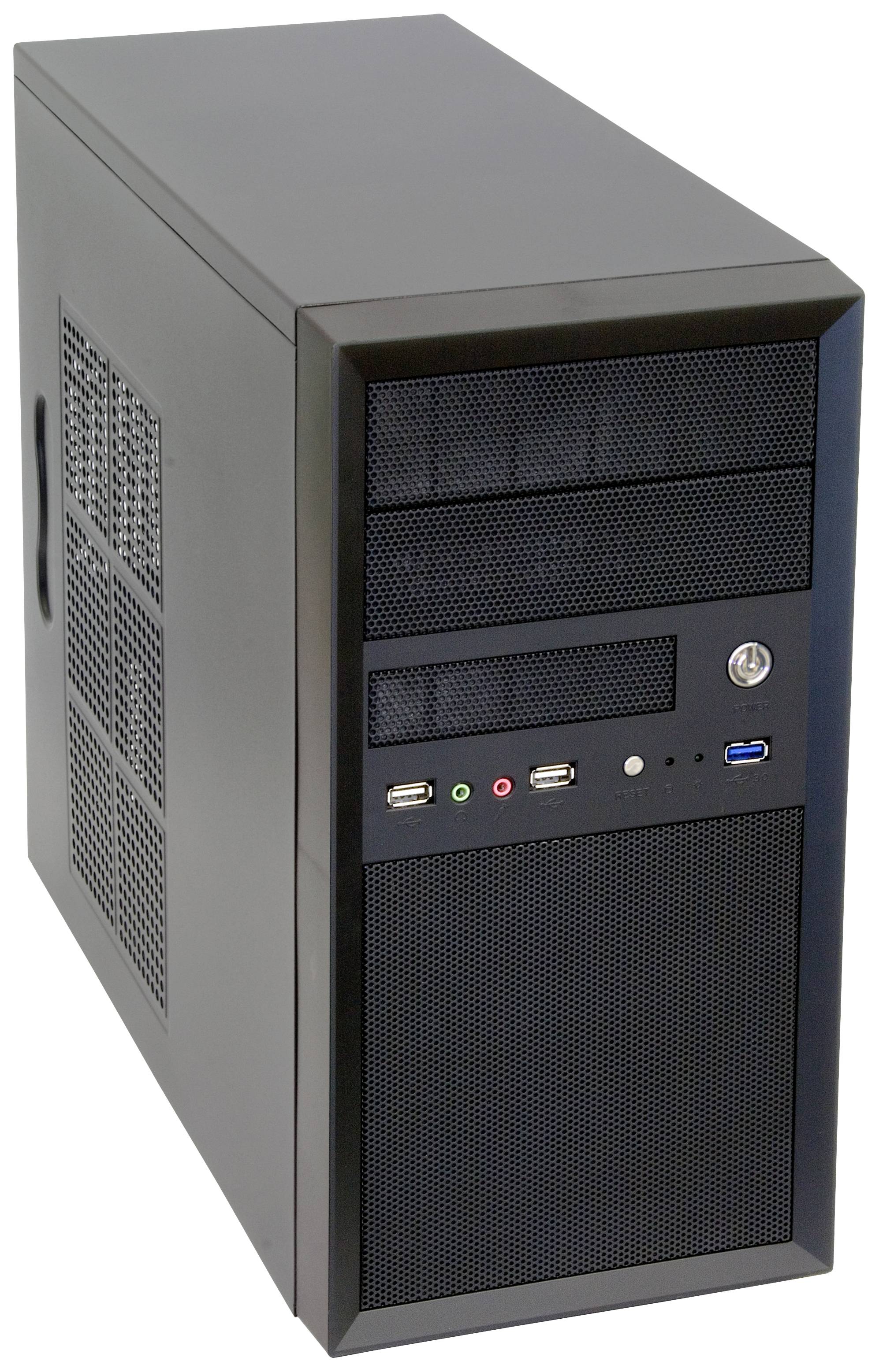 Chieftec CT-01B-OP Mini-Tower PC-Gehäuse Schwarz