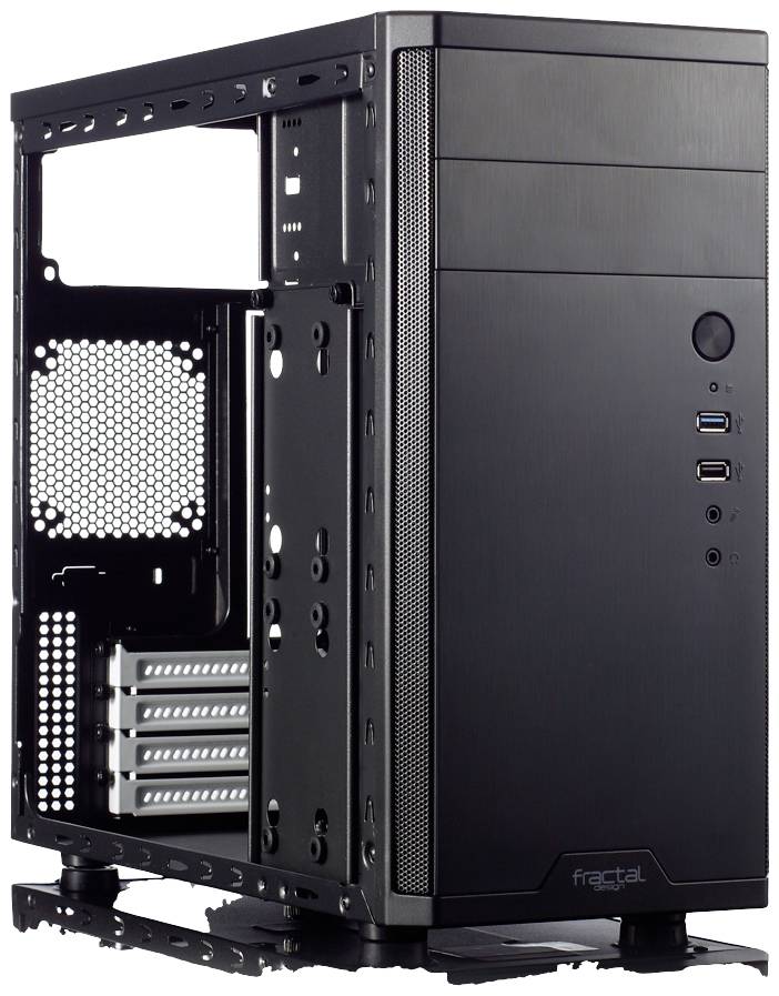 Fractal Design CORE 1100 Mini-Tower PC-Gehäuse Schwarz