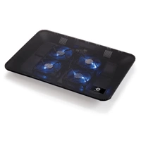 Conceptronic Kühlende Notebook-Unterlage mit 4 Lüftern Notebook-Ständer mit Kühlfunktion Conceptronic Kühlende Notebook-Unterlage mit 4 Lüftern Notebook-Ständer mit Kühlfunktion