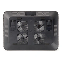 Conceptronic Kühlende Notebook-Unterlage mit 4 Lüftern Notebook-Ständer mit Kühlfunktion Conceptronic Kühlende Notebook-Unterlage mit 4 Lüftern Notebook-Ständer mit Kühlfunktion