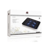 Conceptronic Kühlende Notebook-Unterlage mit 4 Lüftern Notebook-Ständer mit Kühlfunktion Conceptronic Kühlende Notebook-Unterlage mit 4 Lüftern Notebook-Ständer mit Kühlfunktion