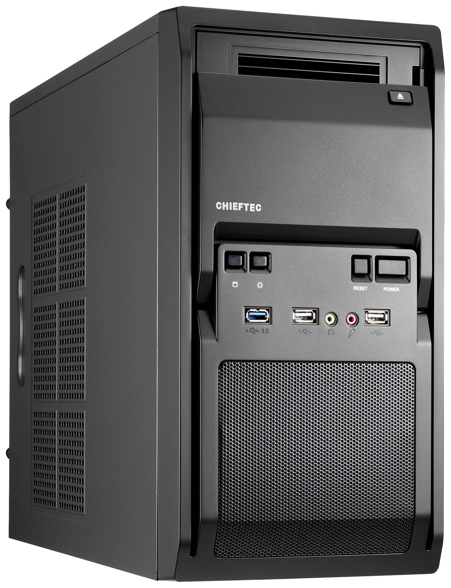 Chieftec LT-01B-350GPB Mini-Tower PC-Gehäuse Schwarz