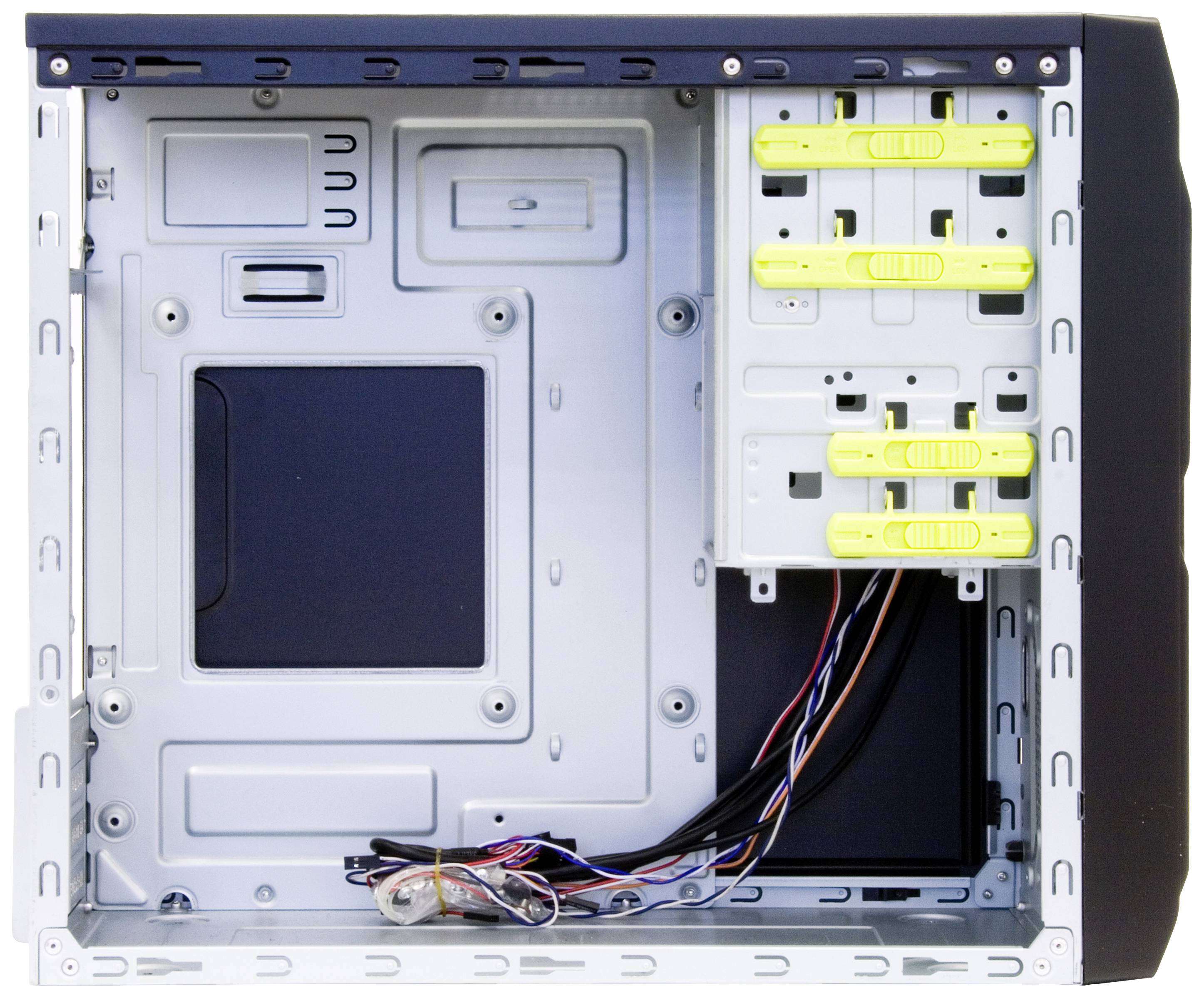 Chieftec LT-01B-350GPB Mini-Tower PC-Gehäuse Schwarz