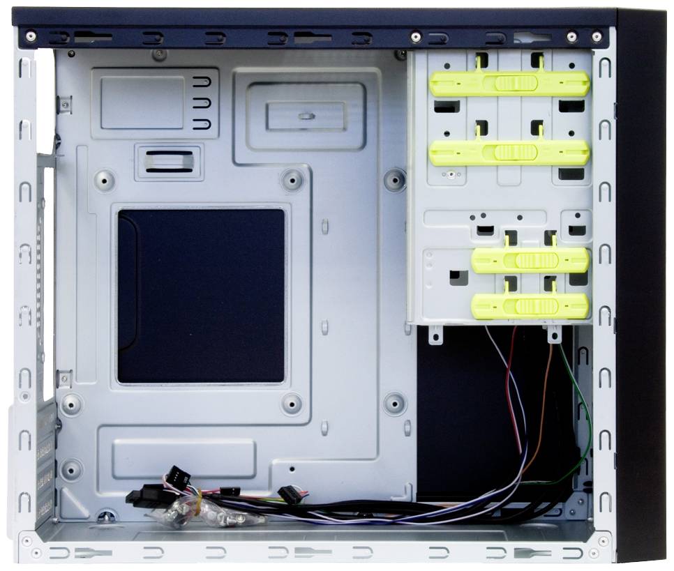 Chieftec HT-01B-OP Mini-Tower PC-Gehäuse Schwarz