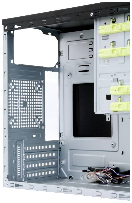 Chieftec HT-01B-OP Mini-Tower PC-Gehäuse Schwarz