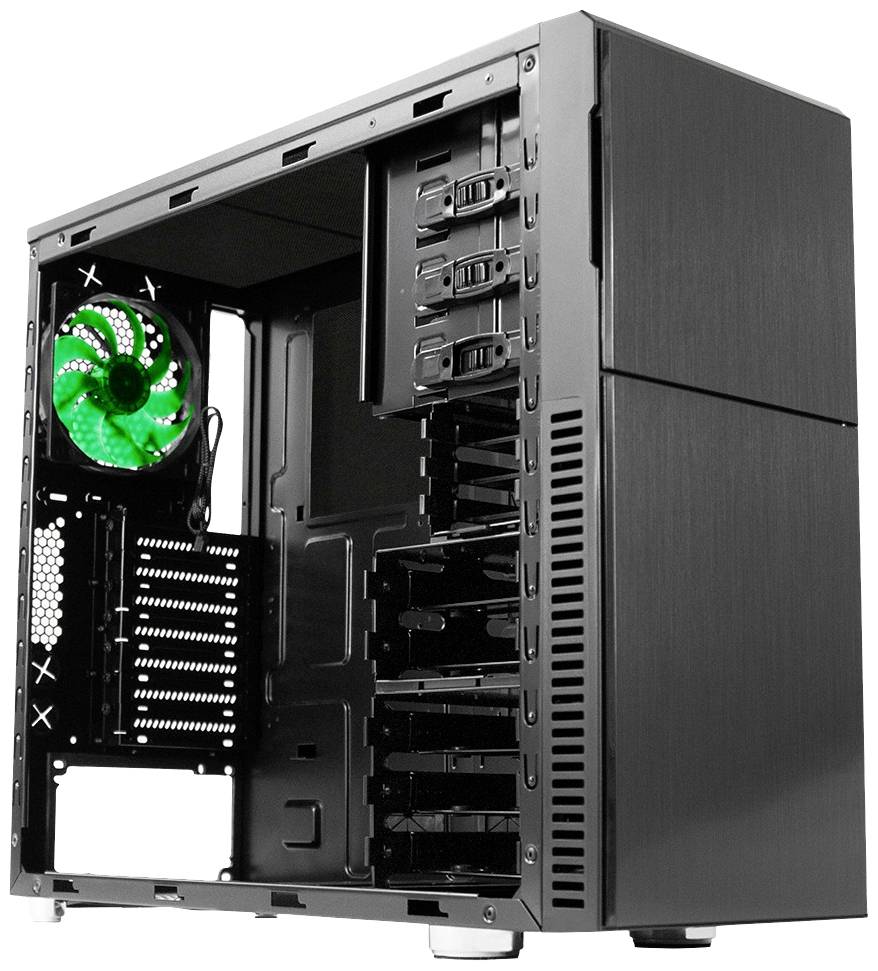 Nanoxia Deep Silence 3 Midi-Tower PC-Gehäuse Schwarz